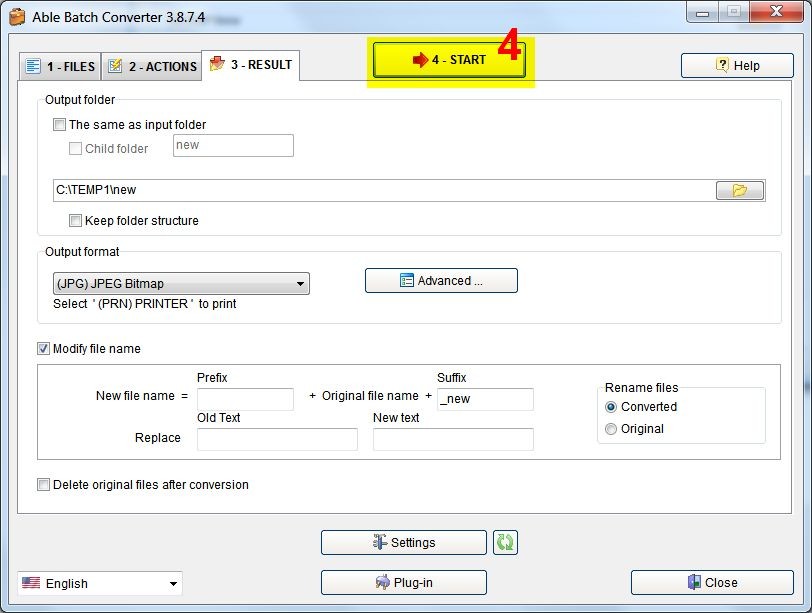 Able Batch Image Converter 6